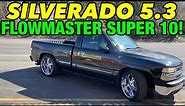 2000 Chevy Silverado Single Cab 5.3L V8 DUAL EXHAUST w/ FLOWMASTER SUPER 10!