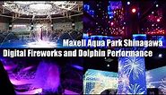 Maxell Aqua Park Shinagawa, Tokyo, Japan - Digital Fireworks and Dolphin Performance
