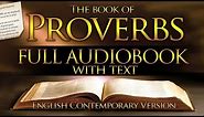 Holy Bible Audio: PROVERBS 1 to 31 - With Text (Contemporary English)