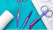 Personalized Gift Set For Nurses with Bandage Scissors Hemostat Suture Scissor