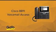 Cisco 8811: Voicemail Access