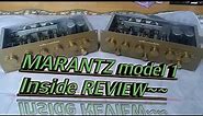 마란츠 1 오디오 콘솔릿 내부 모습 (Marantz model 1 "Audio Consolette" INSIDE VIEW)