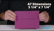 A7 Square Flap Envelopes - Envelopes.com