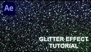 Glitter Effect Adobe After Effects Tutorial (Beginner Tutorial) Part 1