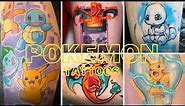 Best Pokemon Tattoos 2020 l Tattoo inspiration if you want to catch them all