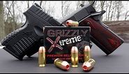 GRIZZLY XTREME .45 ACP +P AMMO TEST!!!