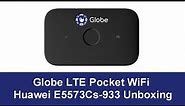 Globe Pocket WiFi Huawei E5573Cs 933 Unboxing