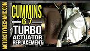 Cummins 6.7L Turbo Actuator Replacement