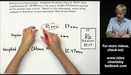 How to Calculate Atomic Mass Practice Problems