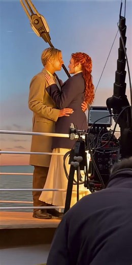 “Jack & Rose Kiss Take 😱❤️ Titanic Hidden BTS” #titanic #filmset #movielocation #classiccinema