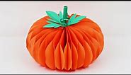 Paper Pumpkin | DIY Paper pumpkin | How to Make Paper Pumpkin | Origami Pumpkin | Halloween Crafts