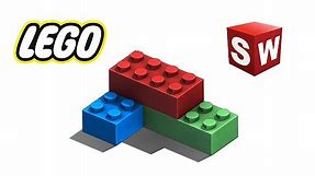 Lego Brick SolidWorks Tutorial