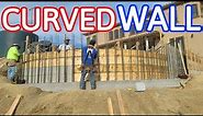 Building A Concrete Curve Retaining Wall The Right Way