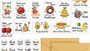 200 Pack Funny Thank You Cards with Envelopes and Stickers Pun Greeting Note Cards Funny Birthday Card Gratitude Appreciation Cards for Teachers Employee Business Coworker Friends