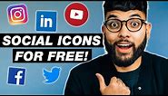 How to Add Social Media Icons to Your YouTube Videos (For FREE!)