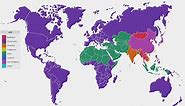 World Religions Map | PBS LearningMedia