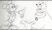 How to Draw Disney Characters with Eric Goldberg | Quick Draw | Disney LIVE