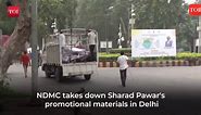 Maharashtra political crisis: New Delhi Municipal Council removes posters and hoardings of Sharad Pawar