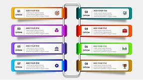 Create 8 options Infographic Slide in PowerPoint