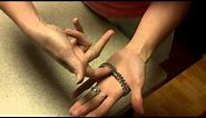 How to open a butterfly or hidden clasp.