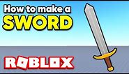 How to make a Sword in Roblox Studio