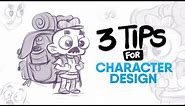 3 PRACTICAL Tips for Character Designing