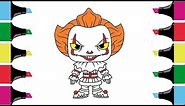 Pennywise Clown Coloring Pages