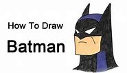 How to Draw Batman from the Animated Series