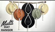 Macrame Hat Hanger that Holds 6 Hats | Step by Step Tutorial | Beginner Friendly