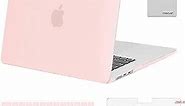 MOSISO Compatible with MacBook Air 15 inch Case 2023 Release A2941 M2 Chip with Liquid Retina Display Touch ID, Plastic Hard Shell&Keyboard Cover&Screen Protector&Storage Bag, Chalk Pink