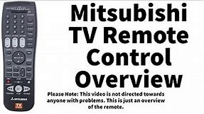 Mitsubishi TV Remote
