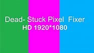 How to fix Dead pixel- Stuck Pixel LCD Full HD 1920*1080