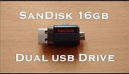Sandisk USB OTG Pendrive - 16GB - Quick Unboxing and Review
