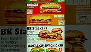 Burger King drive thru menu review