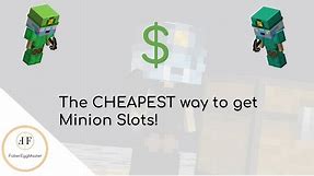 The CHEAPEST and FASTEST way to get more Minion Slots in Hypixel Skyblock!