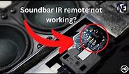 Easy fix! Soundbar remote unresponsive (Bose CineMate1 SR Speaker Array)