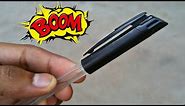 Secret cracker within pen | New prank trick with pen | Diwali fun || part 1