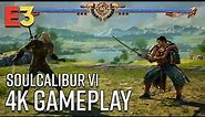 SoulCalibur VI 4K Gameplay - Geralt vs Mitsurugi | E3 2018