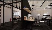 Industrial Office conceptual design | Interior design | 3D