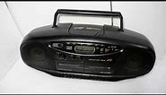 Vintage JVC Portable System RC X720 AM/FM Cassette Tape CD Player Boombox TESTED 2021 06 16