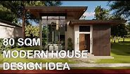 80 SQM MODERN HOUSE DESIGN | Konsepto Designs