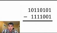 Binary Subtraction Example