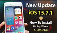 How to Install iOS15.7.1 Update on Any iPhone - 5s, 6, 6s, 7, 7+, 8, 8+ || Install Update iOS 15.7.1