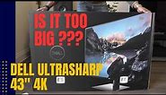 Dell Ultrasharp 43" 4K Monitor Review - U4320Q Is it too BIG for average person ?