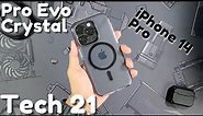 iPhone 14 Pro - Tech 21 Pro Evo Crystal Black Graphite Unboxing & Review
