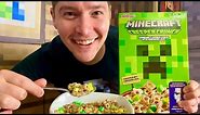 It's REAL! Minecraft Cereal: CREEPER CRUNCH! (Taste Test)