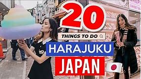 20 things you MUST DO in HARAJUKU, TOKYO 🇯🇵 | Japan Travel Guide