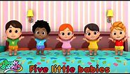 Five Little Babies - Sing Along | Songs for Kids | Nursery Rhymes and Children Song by Boom Buddies