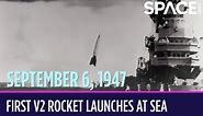 OTD In Space - September 6: First V2 Rocket Launches At Sea
