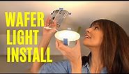Recessed Light Installation | The BEST LED Wafer Light Is...